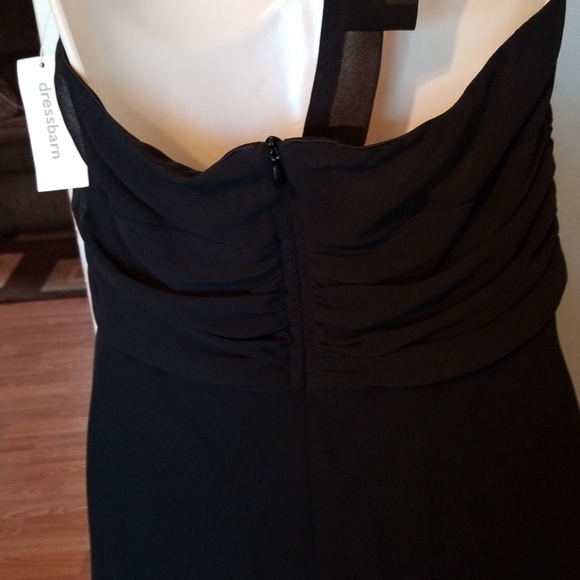 <Dress Barn> Halter Cocktail Party Dress, Black - Picture 6 of 7